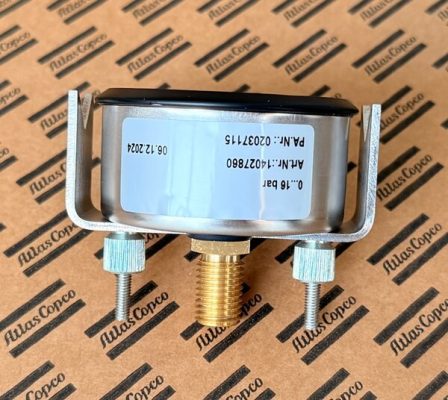 Atlas Copco Air Compressor Pressure Gauge